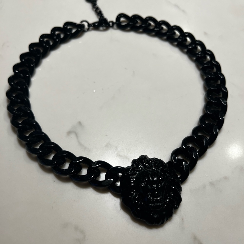 MELODY EHSANI BLACK LION NECKLACE